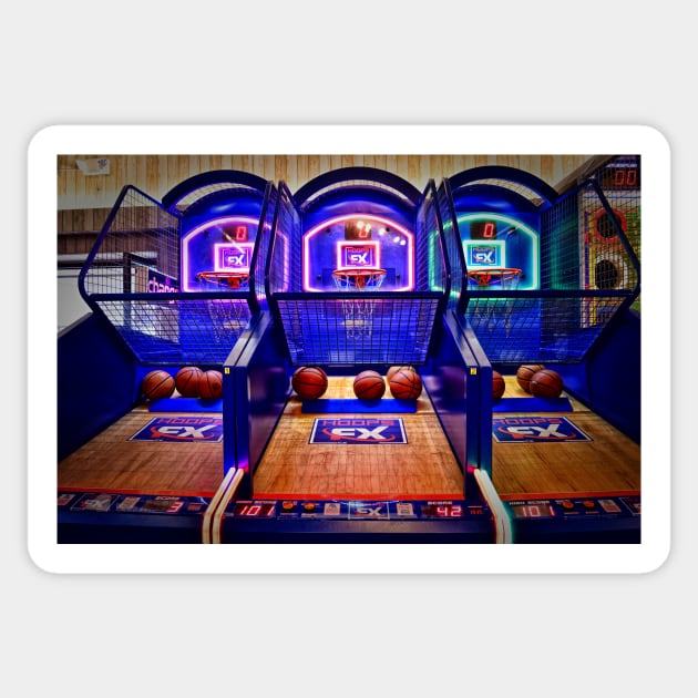 Basketball Hoops Sticker by JimDeFazioPhotography